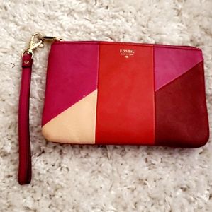 Fossil Multi color wristlet